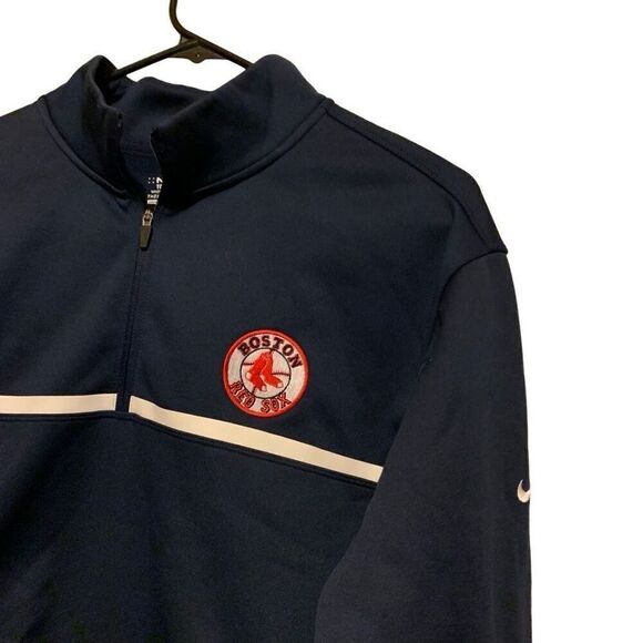 Boston Red Sox Size Large Blue Nike Golf Tour Performance Pullover - Picture 3 of 4